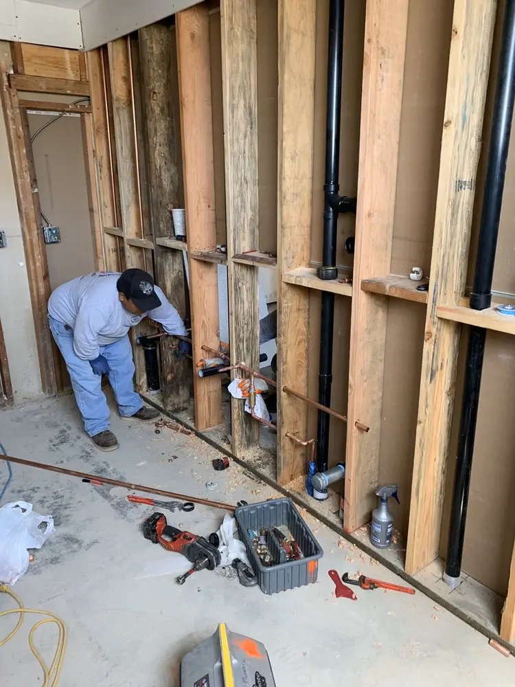Commercial rough-in plumbing for Gas Line Repair in Meridian Park